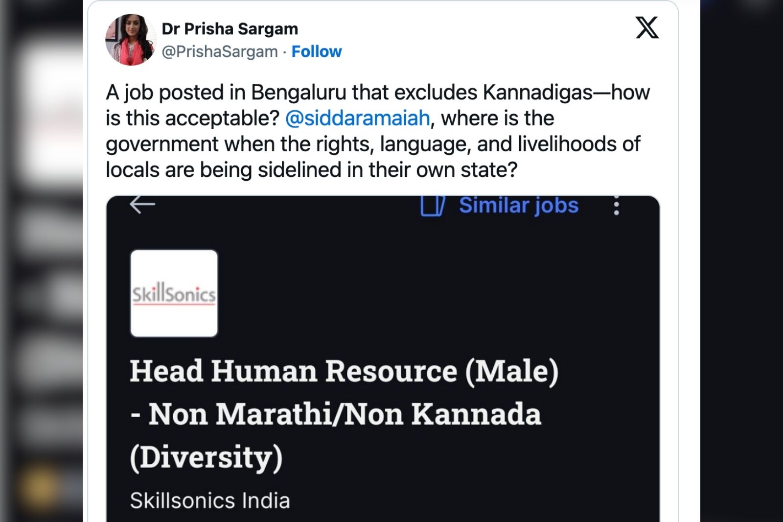 “Non Marathi/Non Kannada” Job Ad Sparks Debate Over Discrimination