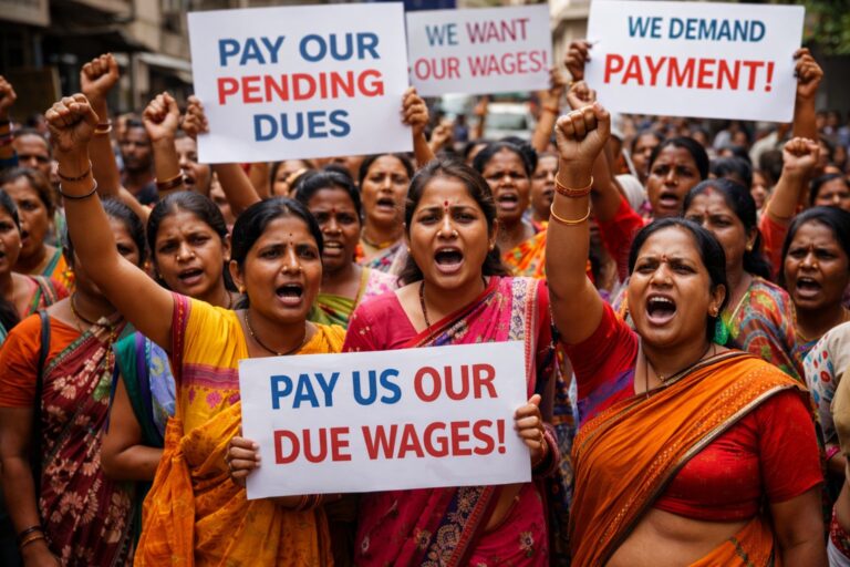ASHA Workers Stage Protest Over Pending Honorarium