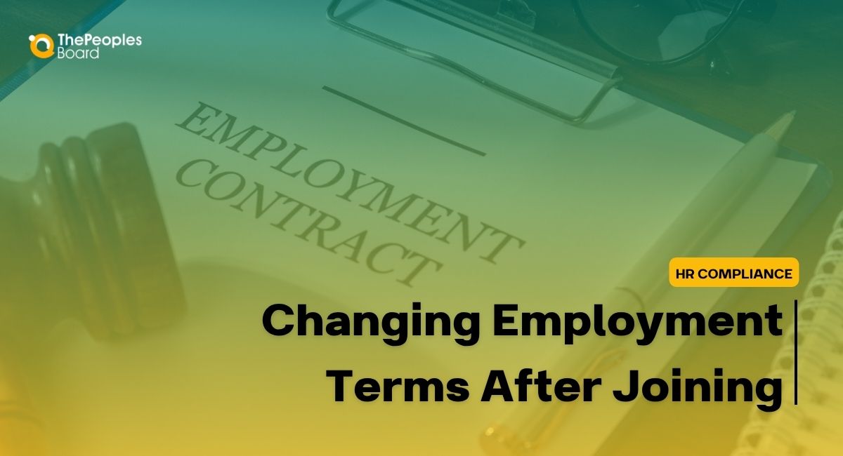 Can Employers Change Employment Terms After Joining?