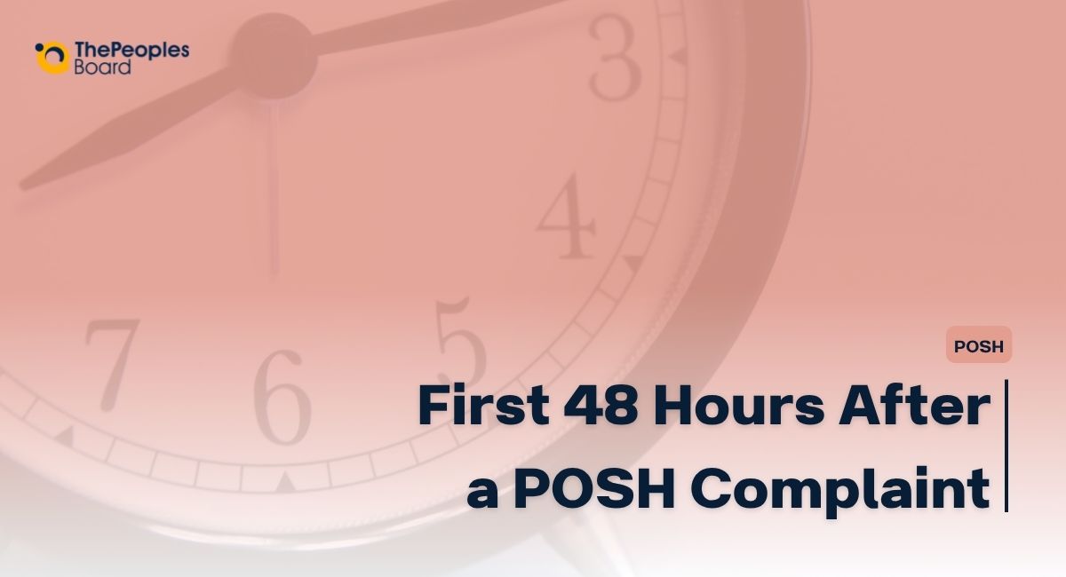 The First 48 Hours After a POSH Complaint