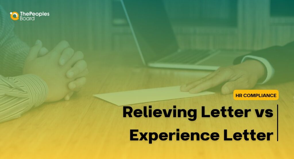 Relieving Letter vs Experience Letter